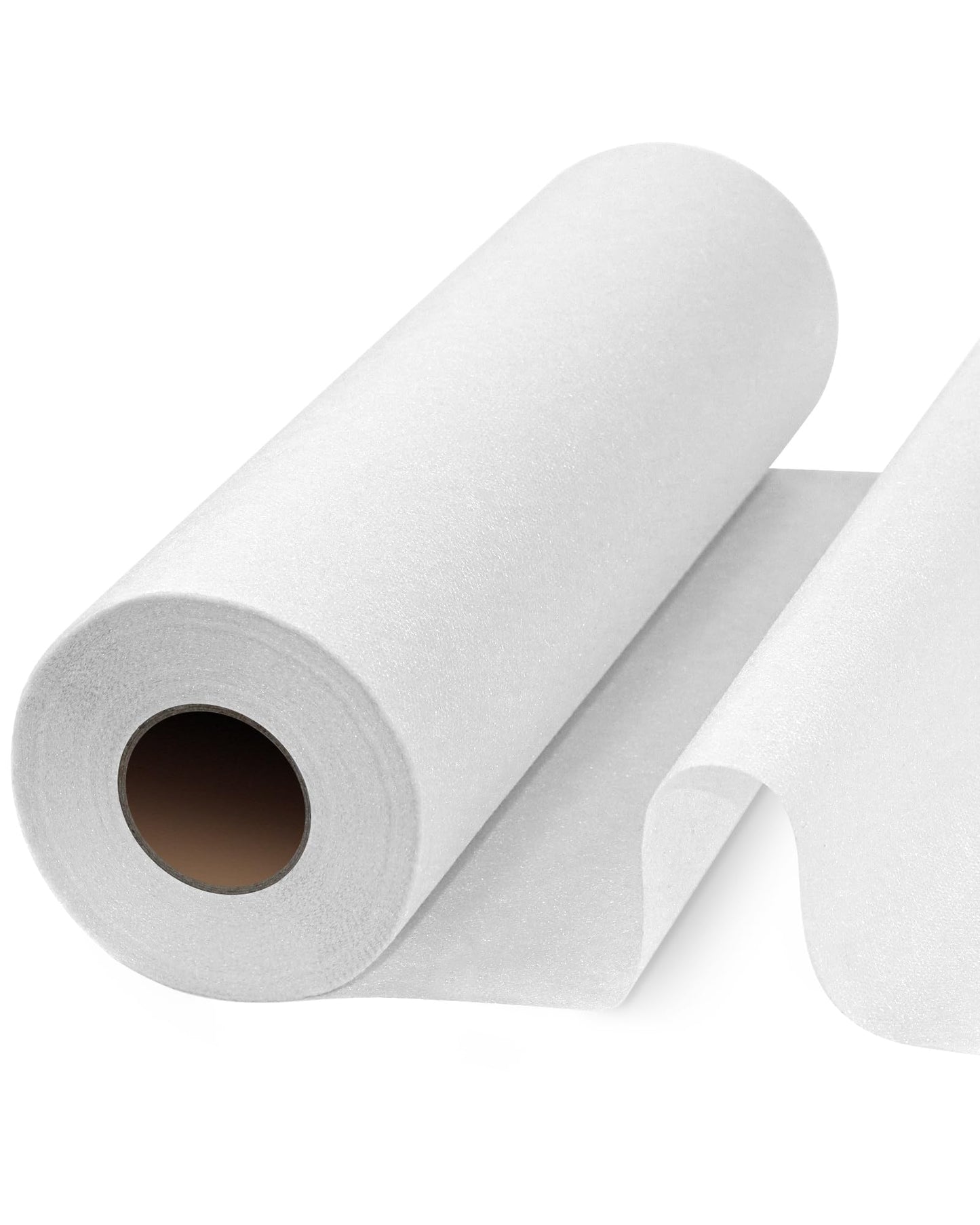 PLANTIONAL Lightweight White Iron-On Non-Woven Fusible Interfacing: 11.6" x 30yd Lightweight Non-Woven Interfacing Iron On Polyester Single-Sided Interfacing for DIY Crafts Supplies