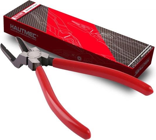 HAUTMEC 7 inch Panel Clip Removal Pliers Multifunction Flush Cut Pliers for Rivet and autobody tools and equipment HT0317