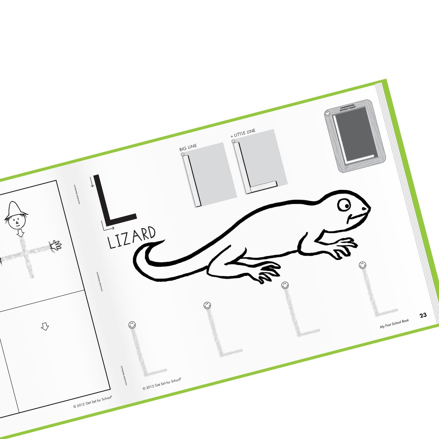 Learning Without Tears My First School Book Student Workbook, Age 3+, Preschool, Handwriting Practice, Writing Book, School & Home, Language Arts, Tutoring, Sensory