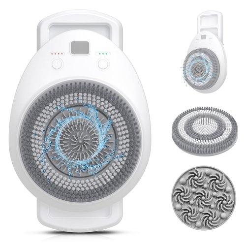 2025 Spin Back Scrubber For Shower, Smart Wall Mounted Electric Back Scrubber,New Back Scrubbers For Shower Back Scrubber Massage Shower Brush,Back Washer Exfoliating Back Scrubbers