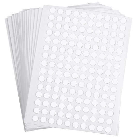 Zonon 500 Pcs Double Sided Adhesive Dots Clear Glue Point Tape Stickers Balloon Glue Round No Traces Strong Adhesive Sticker Waterproof Dot Sticker for Craft DIY Art Office Supply (0.79 Inch/ 20 mm)