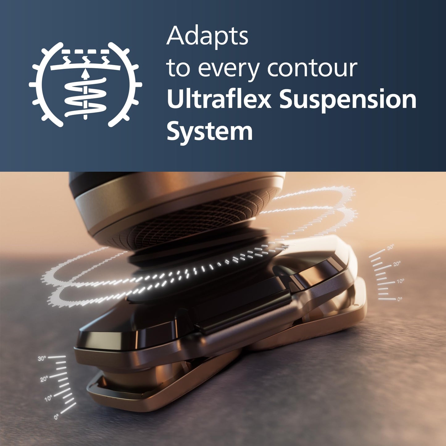 Philips Norelco S9000 Prestige Rechargeable Wet & Dry Electric Rotary Shaver with Precision Trimmer, Premium Case & Cleaning System, SP9841/84