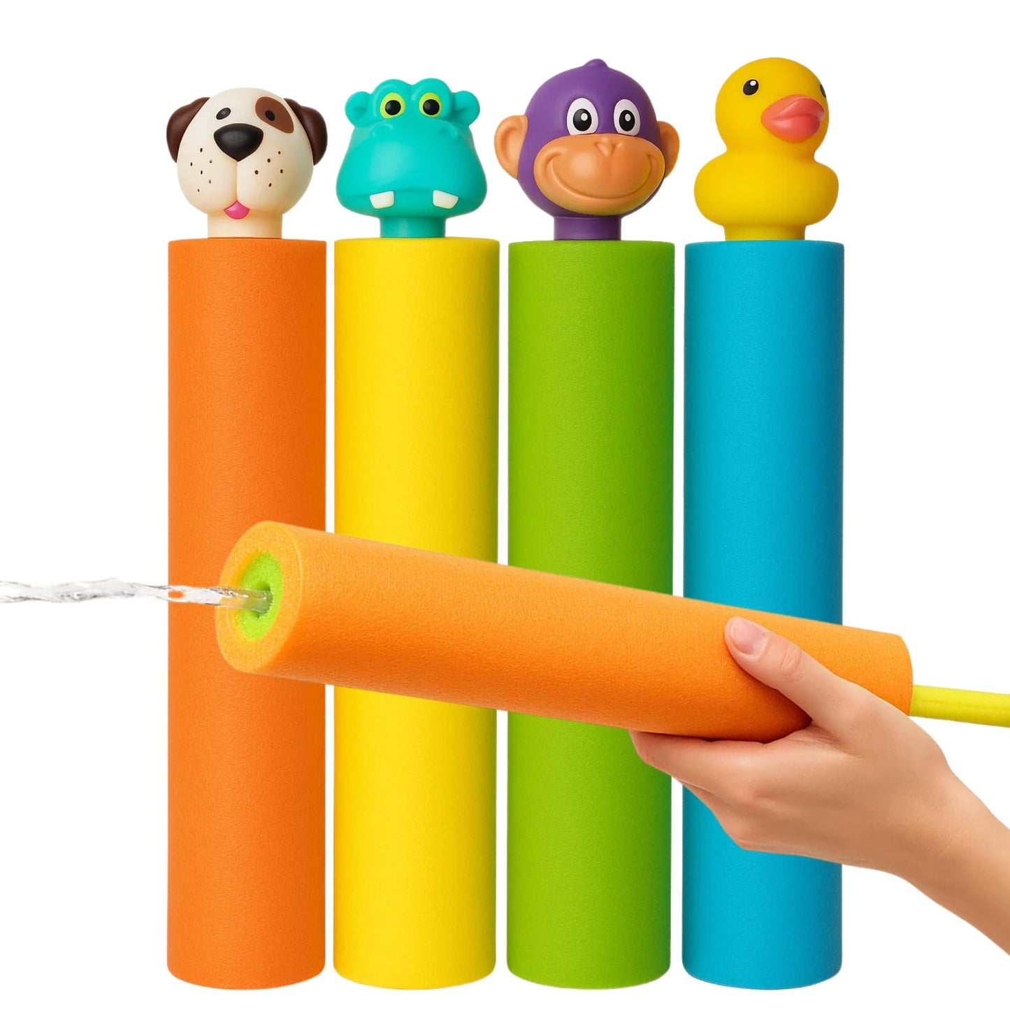 Water Squirter for Kids, Water Guns for Kids, Pool Squirt Water Blaster, 4 Pack 8 Pack Beach Essentials, Pool Deals, Beach Toys Ages 4-8, Summer Toddler Games