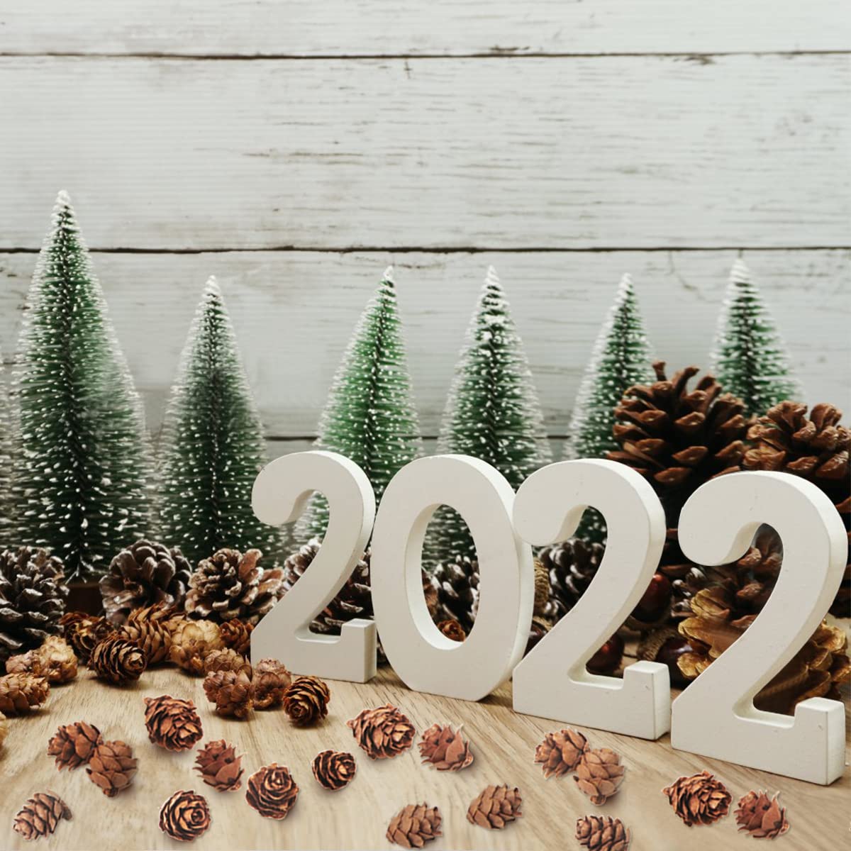 200PCS Christmas Natural Pine Cones Mini Fall Decorations Pinecones Ornaments Bulk Small Pine Cones for DIY Crafts Thanksgiving Fall Winter Christmas Wedding Decor Vase Filler Decor