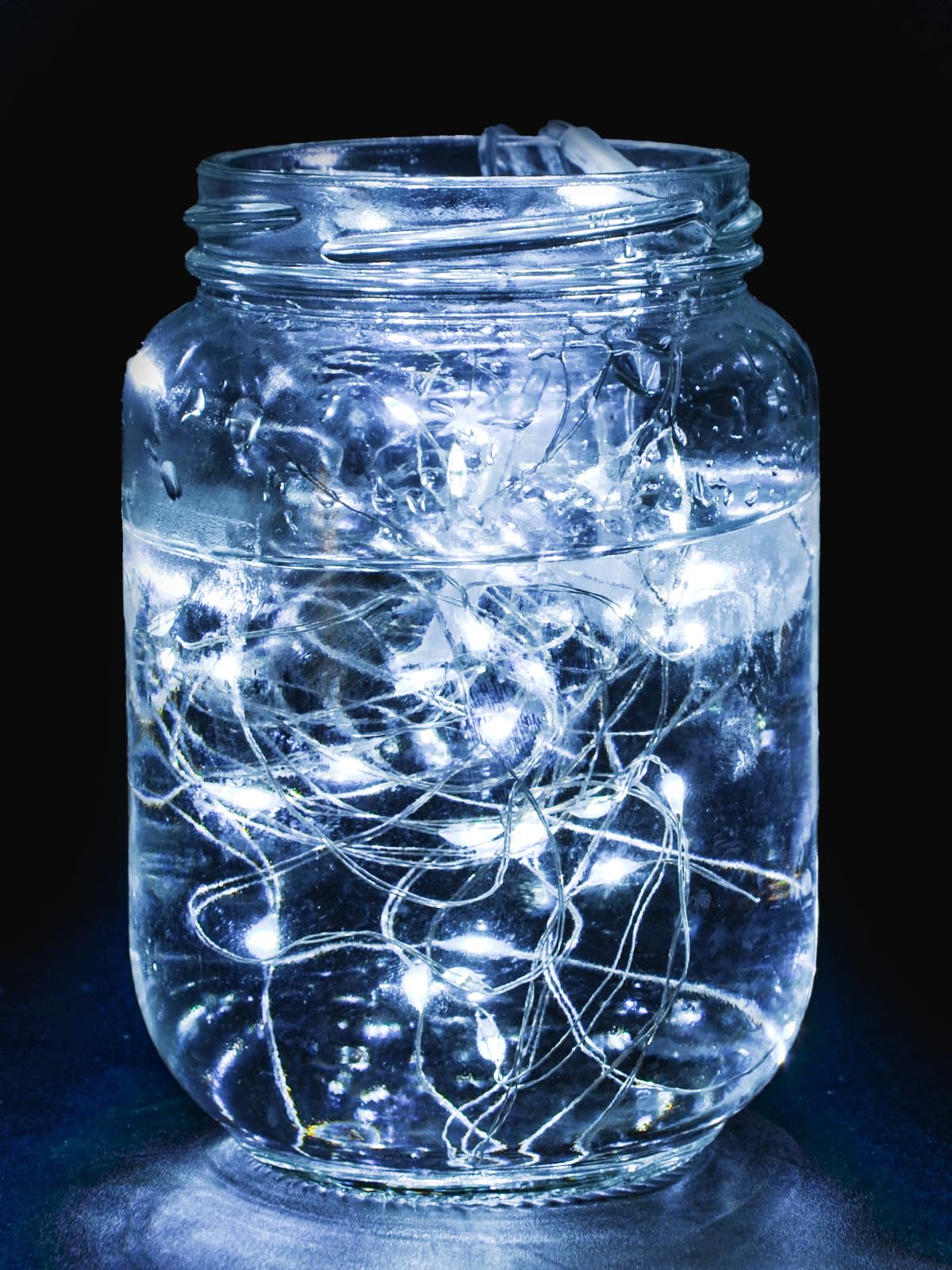 Fibevon Fairy Lights Battery Operated, 12-Pack 7.2ft w/20 LED Mini Lights Waterproof String Lights for Mason Jar/Centerpiece Table/Bedroom/Wedding/Valentines/Christmas/Outdoors/Indoor Decoration…