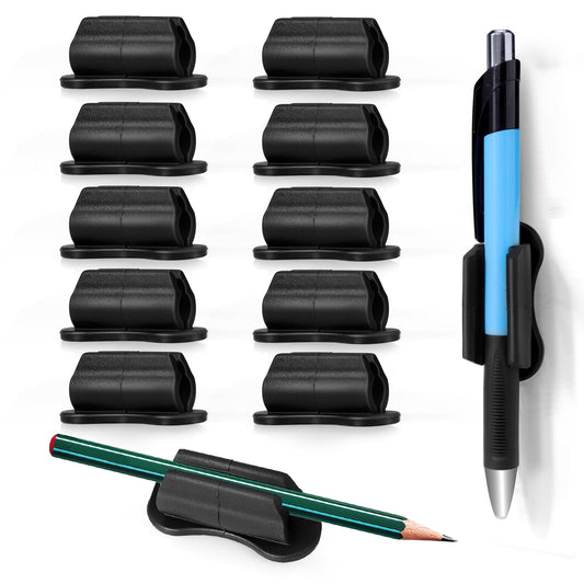 AIERSA Large Silicone Marker Holder for White Board, Dry Erase Adhesive Marker Holder, Marker Holder for Classroom Desk, Clipboard, Lockers, Wall, Single Marker Holder for School Office Supplies