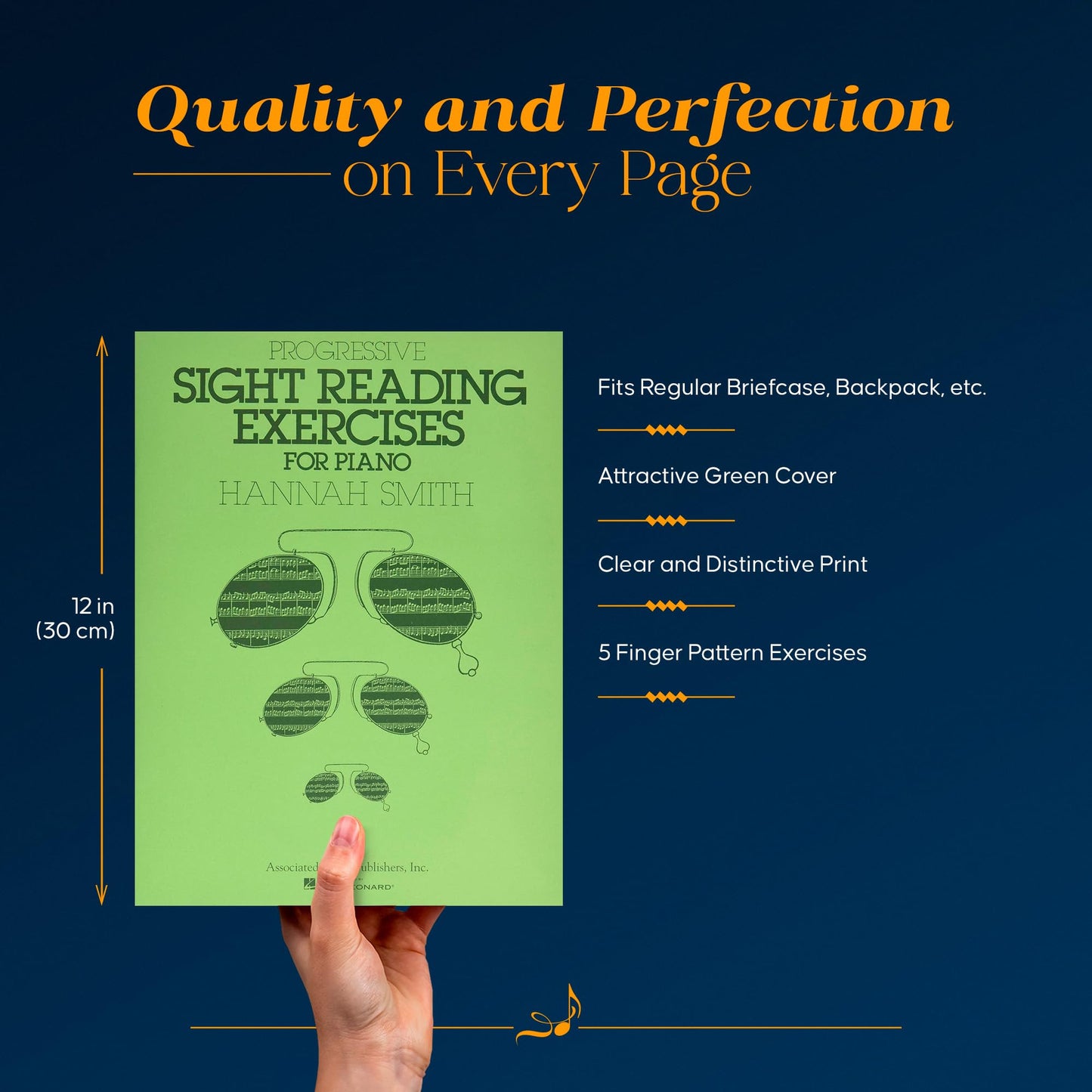 Progressive Sight Reading Exercises for Piano by Hannah Smith | Sheet Music for Sight Reading Practice | Piano Technique Book for Students and Teachers | Sight Reading Songbook for Intermediate Level