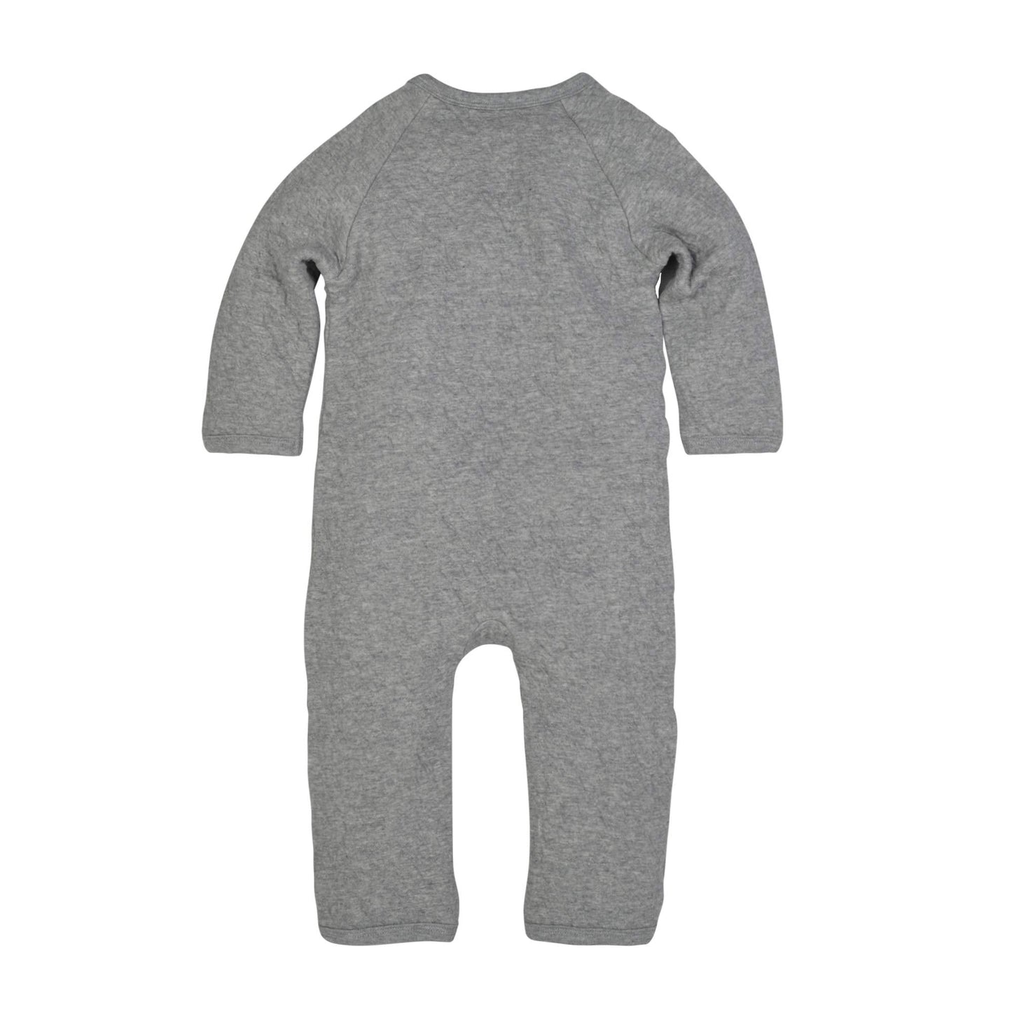 Burt's Bees Baby 'baby-boys' Romper Jumpsuit, 100% Organic Cotton One-piece Coverall and Toddler Footie, Heather Grey Quilted Kimono, 3-6 Months US