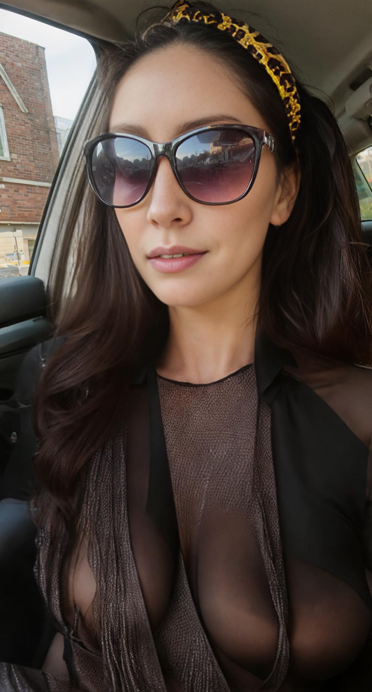 The Fresh Women's Oversized Square Jackie O Cat Eye Hybrid Butterfly Fashion Sunglasses - Exquisite Packaging (718801-Black/Gold, Gradient Grey)