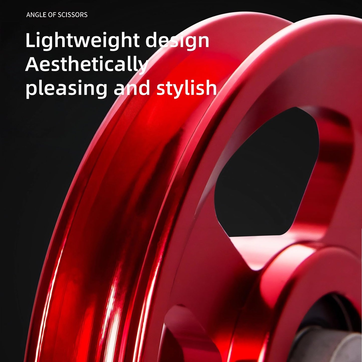 Gueiddi Aluminum GYM Pulley Wheel, Universal Aluminum Alloy Bearing Pulley Wheel for Cable Machine Gym Equipment Part Garage Door (Red 114-115mm)