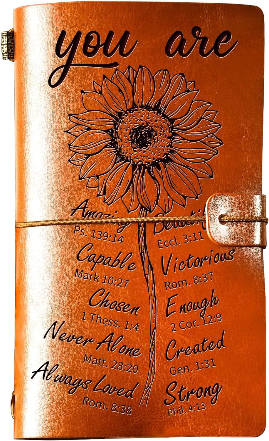 Christian Gifts for Women, Inspirational Gifts for Women, Refillable Writing Journal, Religious Gifts for Women, Birthday Christmas Gifts For Women, Men, Sister, Friends