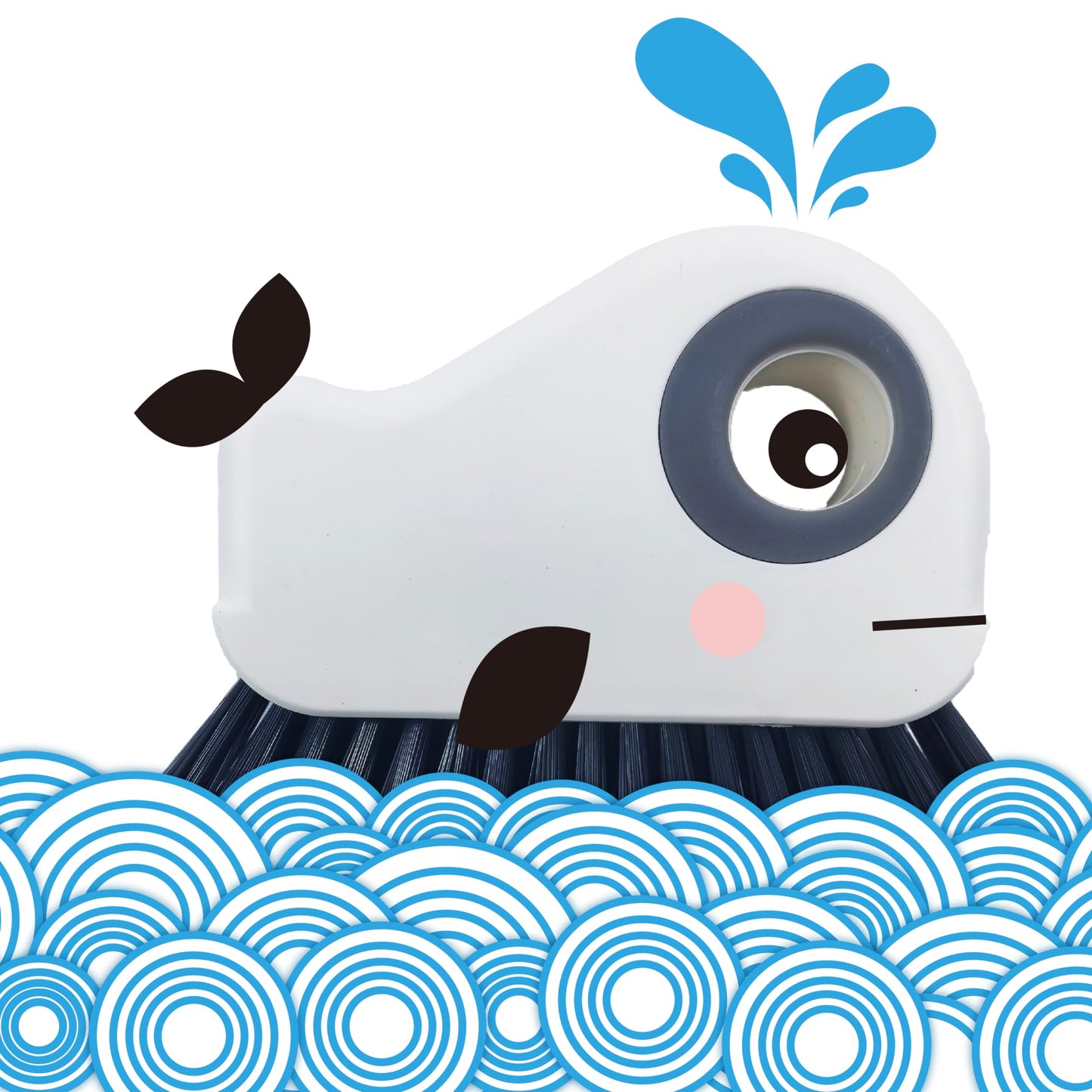 ESUOHYM Groove Cleaning Brush 2 in 1 Grout Cleaner Tool Grip Brush Hard Bristle Crevice Cleaning Brush for Sliding Door Track, Window Sill, Window Seal