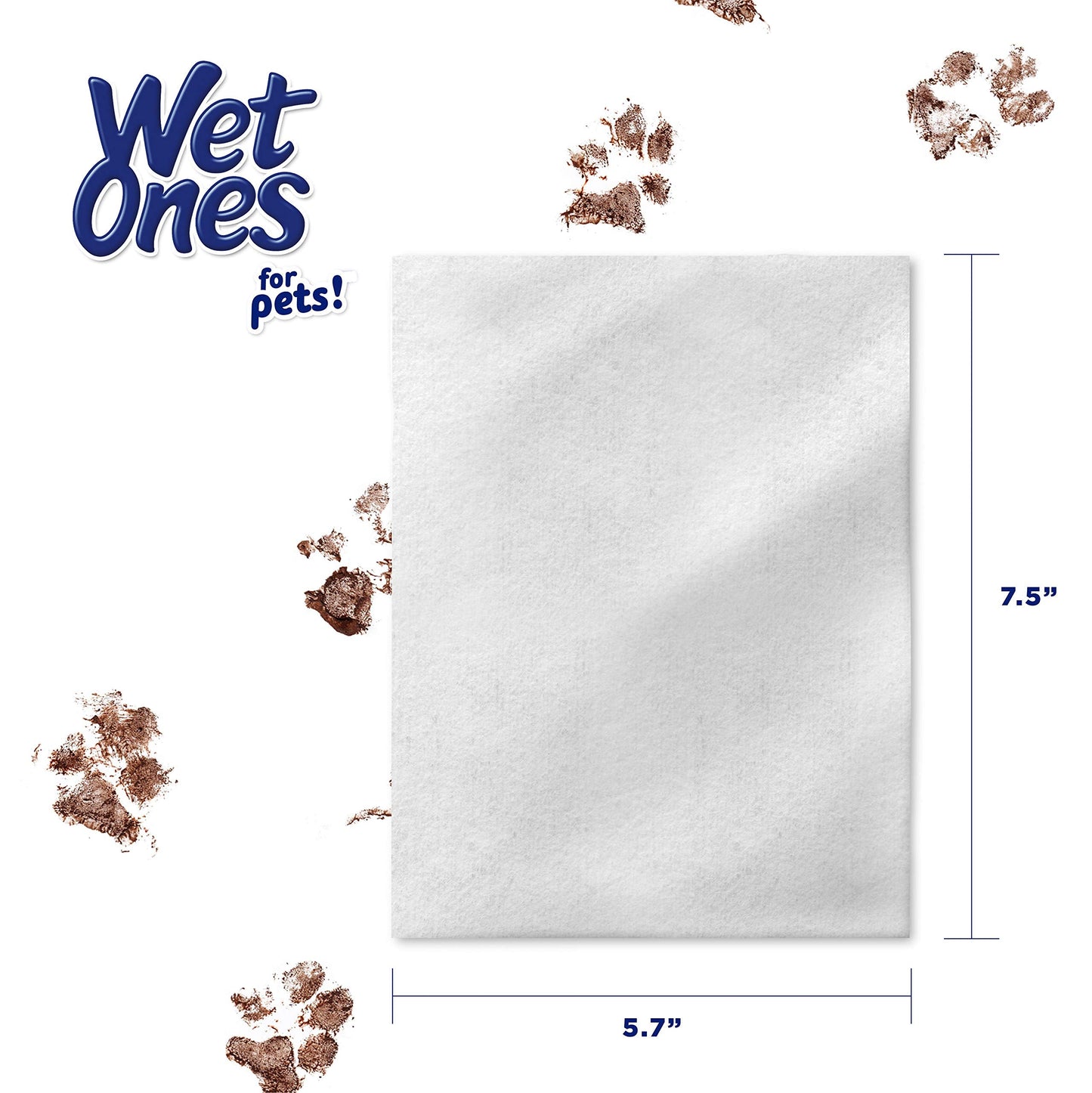 Wet Ones for Pets Cat Cleaning Wipes - Fresh Scent Cat Grooming Wipes with Aloe Vera - Safe Cat Hygiene Supplies - Cat Fur Cleaner - Cat Dander Wipes - Kitten Wipes - Pet Cleaning Supplies - 50 Count