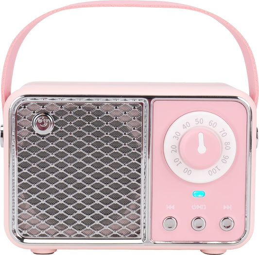 Dosmix Retro Bluetooth Speaker, Vintage Decor, Mini Wireless Bluetooth Speaker, Cute Old Fashion Style for Kitchen Desk Bedroom Office Party Outdoor Accessories for iPhone Android (Green)