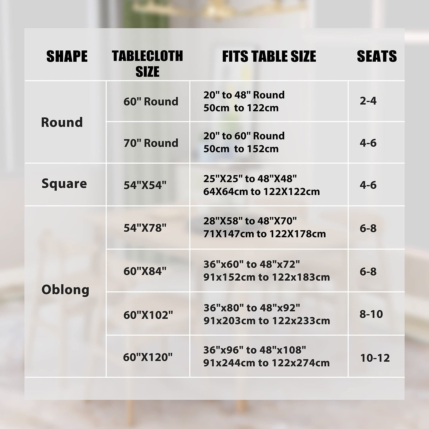 sancua 2 Pack Round Tablecloth 60 Inch Black, Stain and Wrinkle Resistant Table Cloth - Washable Polyester Table Cover for Dining Tables, Buffet Parties and Camping