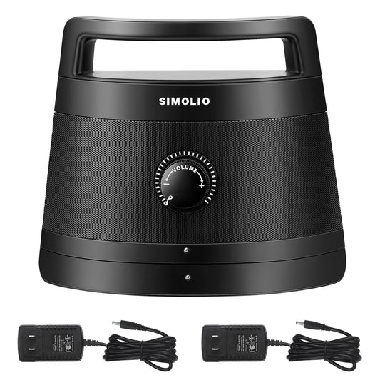 SIMOLIO Wireless TV Speakers for Seniors Hard of Hearing, 164ft Long Range, 3 EQ Modes, Voice Clarity Boost, Dual TV/Bluetooth Modes, Portable Rechargeable Speaker for TVs with Wired Headphones