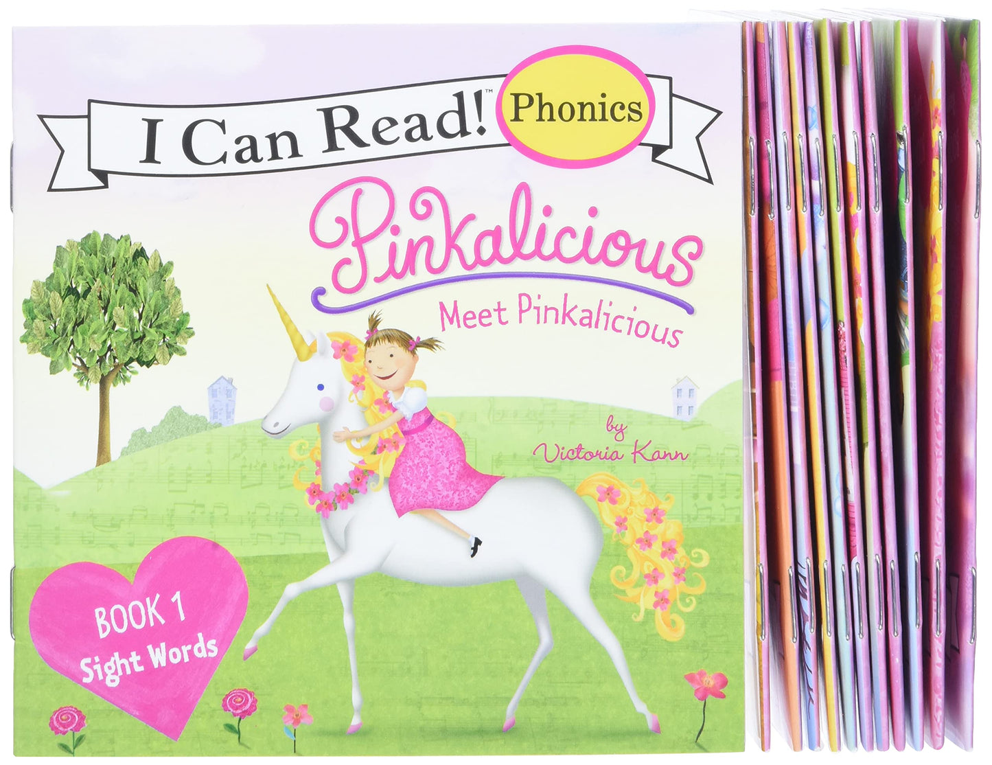 Pinkalicious 12-Book Phonics Fun!: Includes 12 Mini-Books Featuring Short and Long Vowel Sounds (I Can Read Phonics)