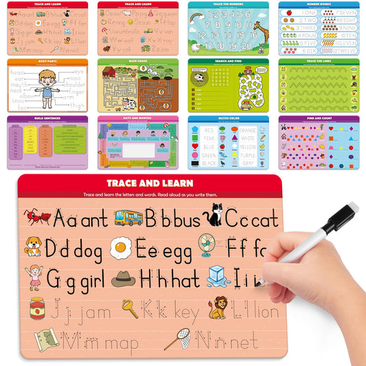 Kasfalci Handwriting Practice for Kids,Preschool Learning Activities,Number Alphabet Letter Tracing,Toddler Writing Practice Activity Book,ABC Learning Toys,Learn to Write,Preschool Workbooks Age 3-4