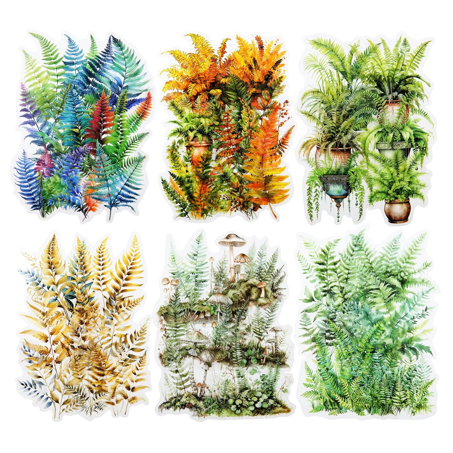 Blooming in The Dark Night PET Stickers, 120 Pcs Gothic Dark Floral Stickers for Scrapbooking, Journaling, Collage Supplies, and DIY Crafts