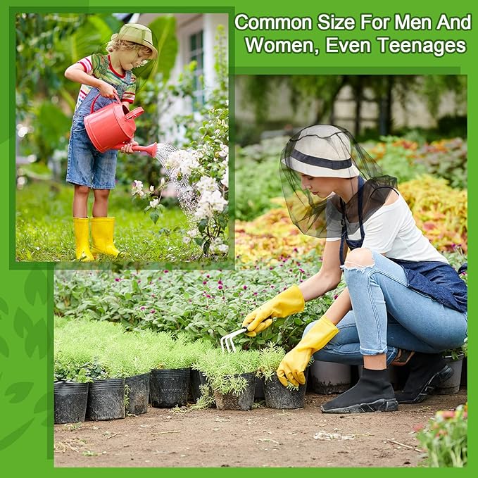 Hestya 4 Pack Mosquito Face Mesh Net Protecting Net for Outdoor Hiking Camping Climbing Mosquito Fly Insects Preventing (Stylish Colors)