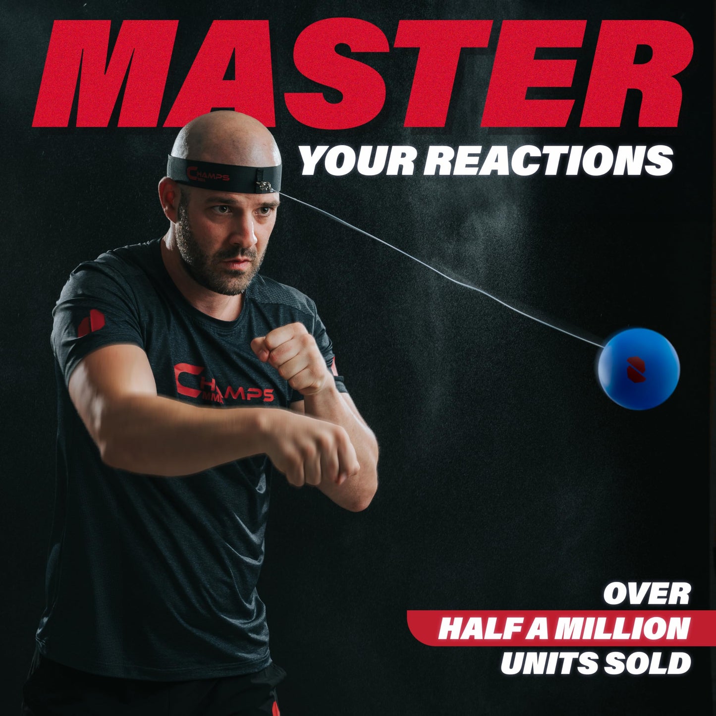 Boxing Reflex Balls for Kids with App– 3 Box Balls of Varying Sizes Adjustable Headband and Spare Strings to Improve Speed and Hand-Eye Coordination for Men, Boys and Teens - Boxing Equipment