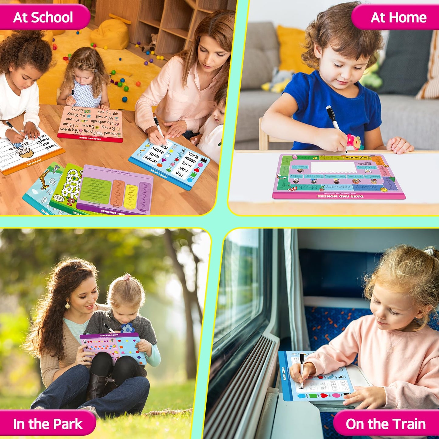 Kasfalci Handwriting Practice for Kids,Preschool Learning Activities,Number Alphabet Letter Tracing,Toddler Writing Practice Activity Book,ABC Learning Toys,Learn to Write,Preschool Workbooks Age 3-4