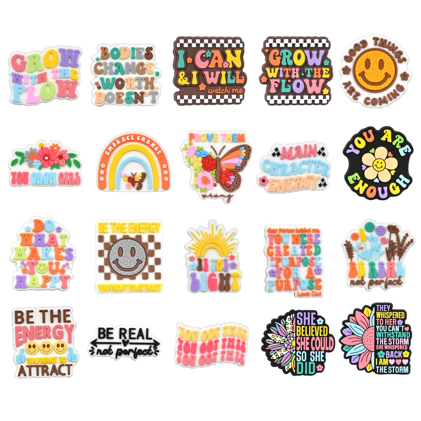 25PCS Shoe Charms for Crock Clogs Cute Cartoon Shoe Charms Lovely Shoe Decoration Pink Kawaii Shoe Accessory for Girls Boys Teens Women Men