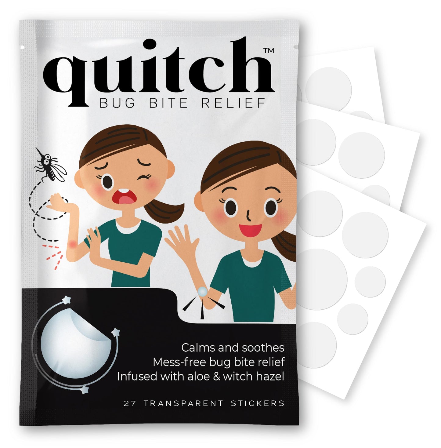 quitch Bug Bite Itch Relief Patch Kids, Bug Bite Patch, Summer Travel Essentials for Kids, Mosquito Bug Bite Thing Alternative Summer Camp Essentials Itch Relief, Baby hydrocortisone Alternative