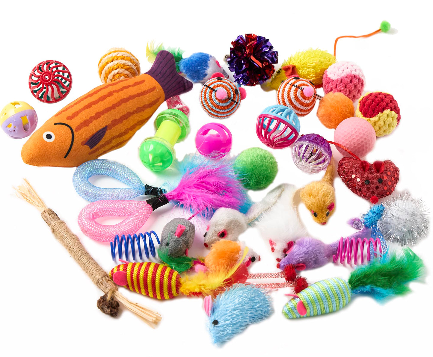 Fashion's Talk Cat Toys Variety Pack for Kitty 20 Pieces