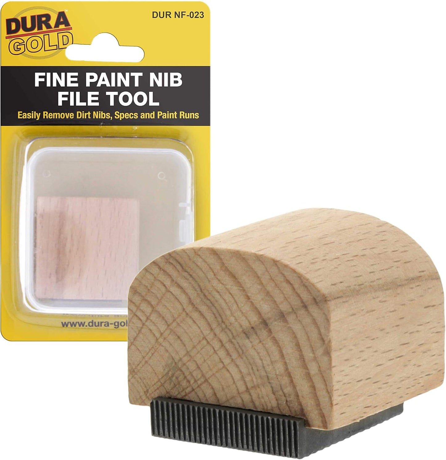 Dura-Gold - Fine Paint Nib File Tool - Fix Paint Imperfections, Shave Off Surface Defects - Remove Runs, Dust, Dirt, Debris - Auto Car Paint Coating Finish Repair - Polishing, Buffing, and Detailing