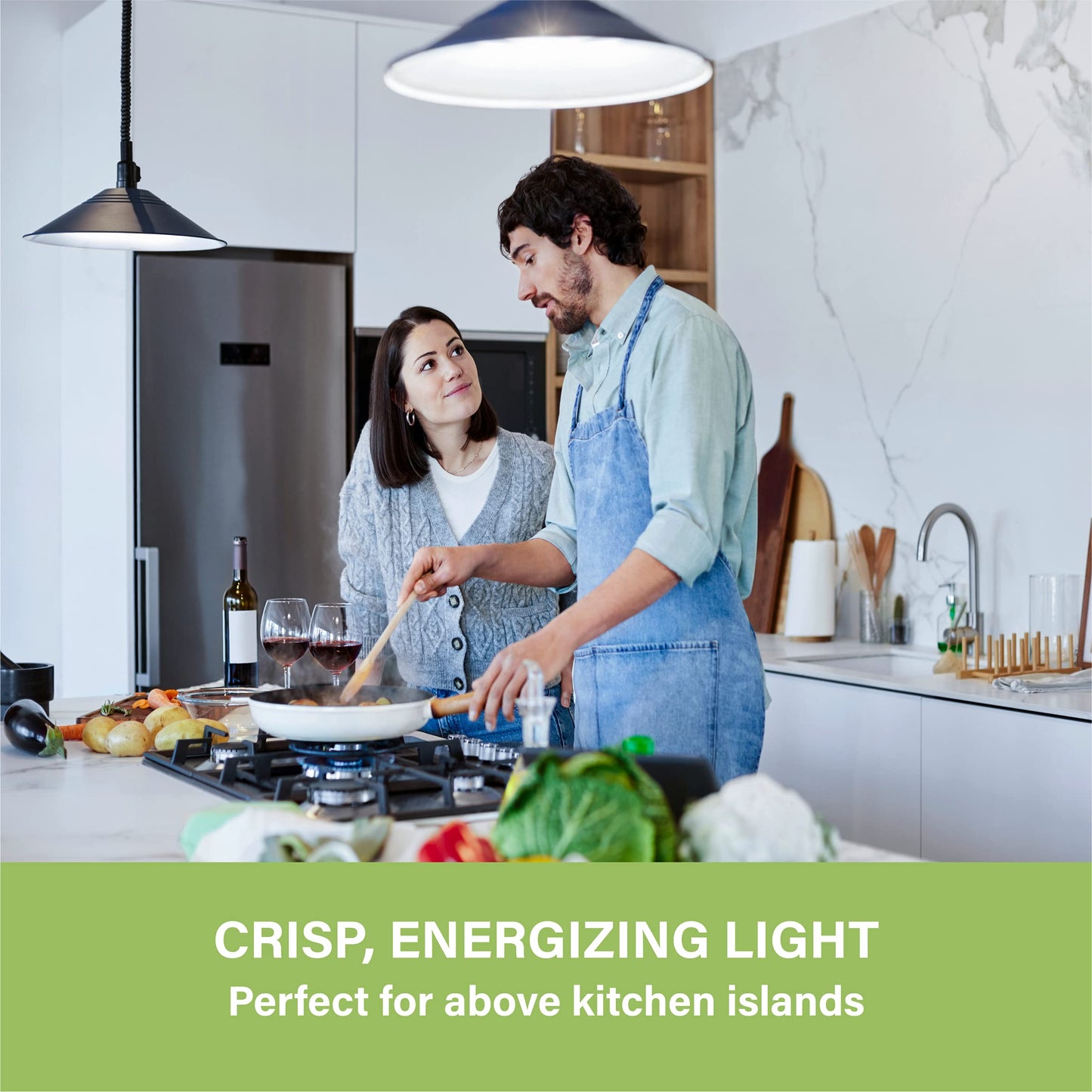 Sigalux 60W Equivalent A19 LED Light Bulb, Daylight Led Light Bulbs 5000K 800LM E26 Medium Base, Non-Dimmable LED 9.5 Watt Standard Light Bulbs, UL Listed, 10 Packs