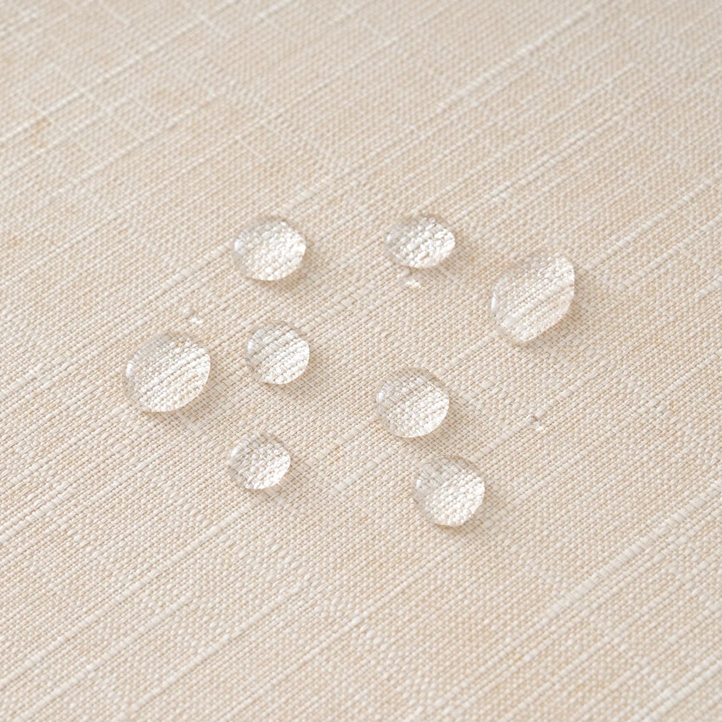 NLMUVW Square Linen Tablecloth Textured Table Cloth Water Resistant Farmhouse Burlap Rustic Table Cover for Kitchen Dining Café, Champagne, 48 x 48 Inch