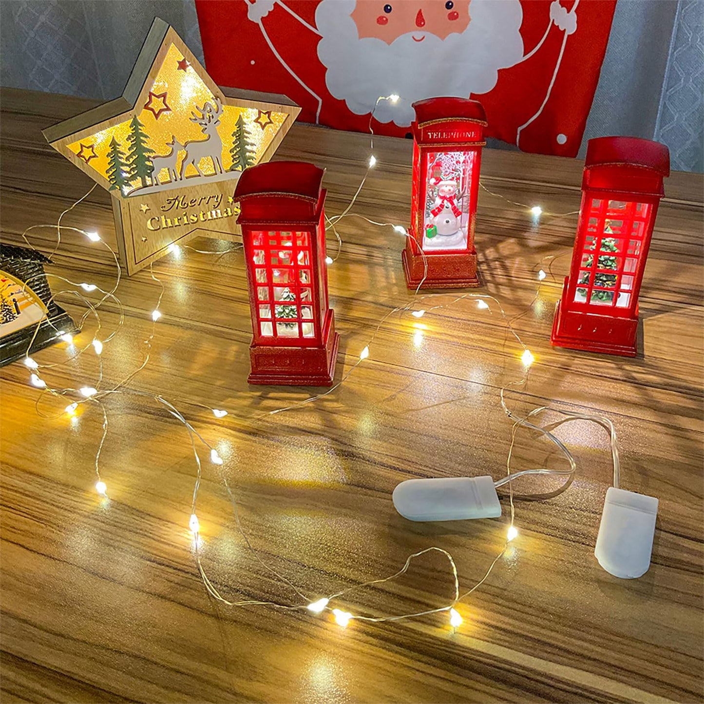 Etinga 12-Pack 7FT Fairy String Lights with 20 LEDs, Battery-Powered Decorative Lights for Party, Wedding, Christmas, Holiday Decorations,(Warm White, 12Pack 7Ft)