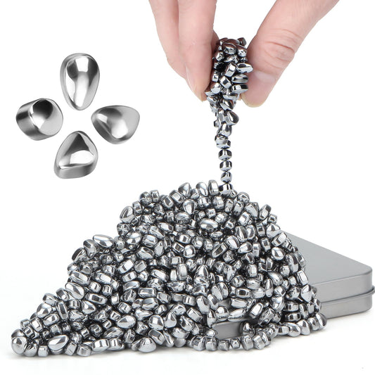 500+ Original Ferrite Putty Multicolor, Fidget Toy Ferrite Stones for Stress Relief, Sensory Toy for Adults & Teens 14+, Holiday Stocking Stuffer, Ferrite Rocks Fidget Present for Office