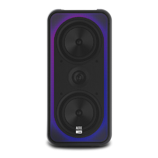 Altec Lansing Shockwave 200 Wireless Party Speaker 180W Bluetooth Speaker with a Long Lasting 12 Hour Battery, Multi LED Party Modes, Multiple bass Boost Modes, Party Sync, AM/FM Radio