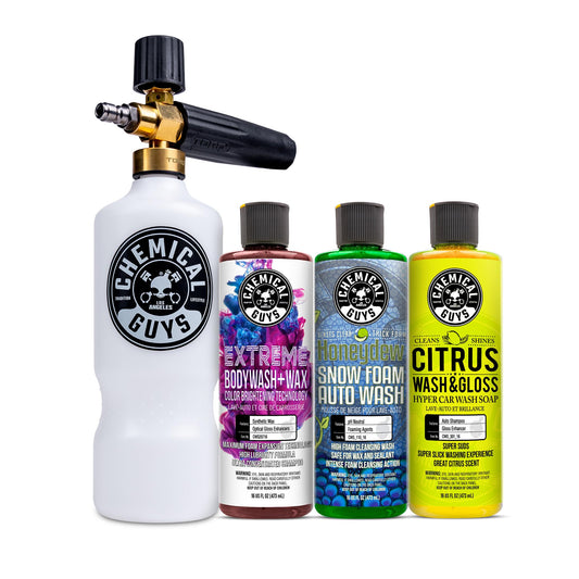 Chemical Guys EQP_313 TORQ Professional Foam Cannon and Soap Kit, 4 Items