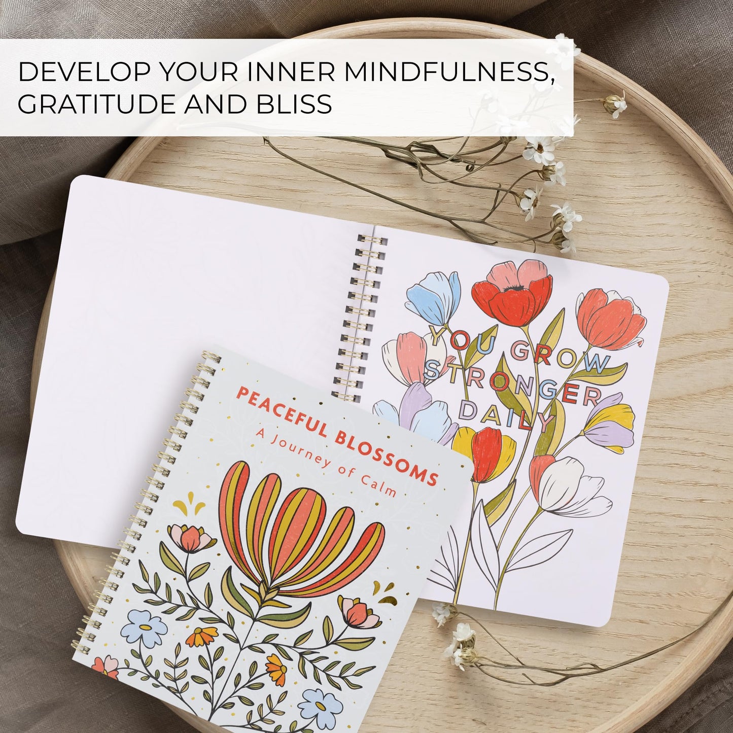 ZICOTO Beautiful Adult Coloring Book Set of 2 for Relaxation - Affirmation and Inspirational Books Making it a Great Gift - Perfect Stress-Relieving Books Fun to Color for Women