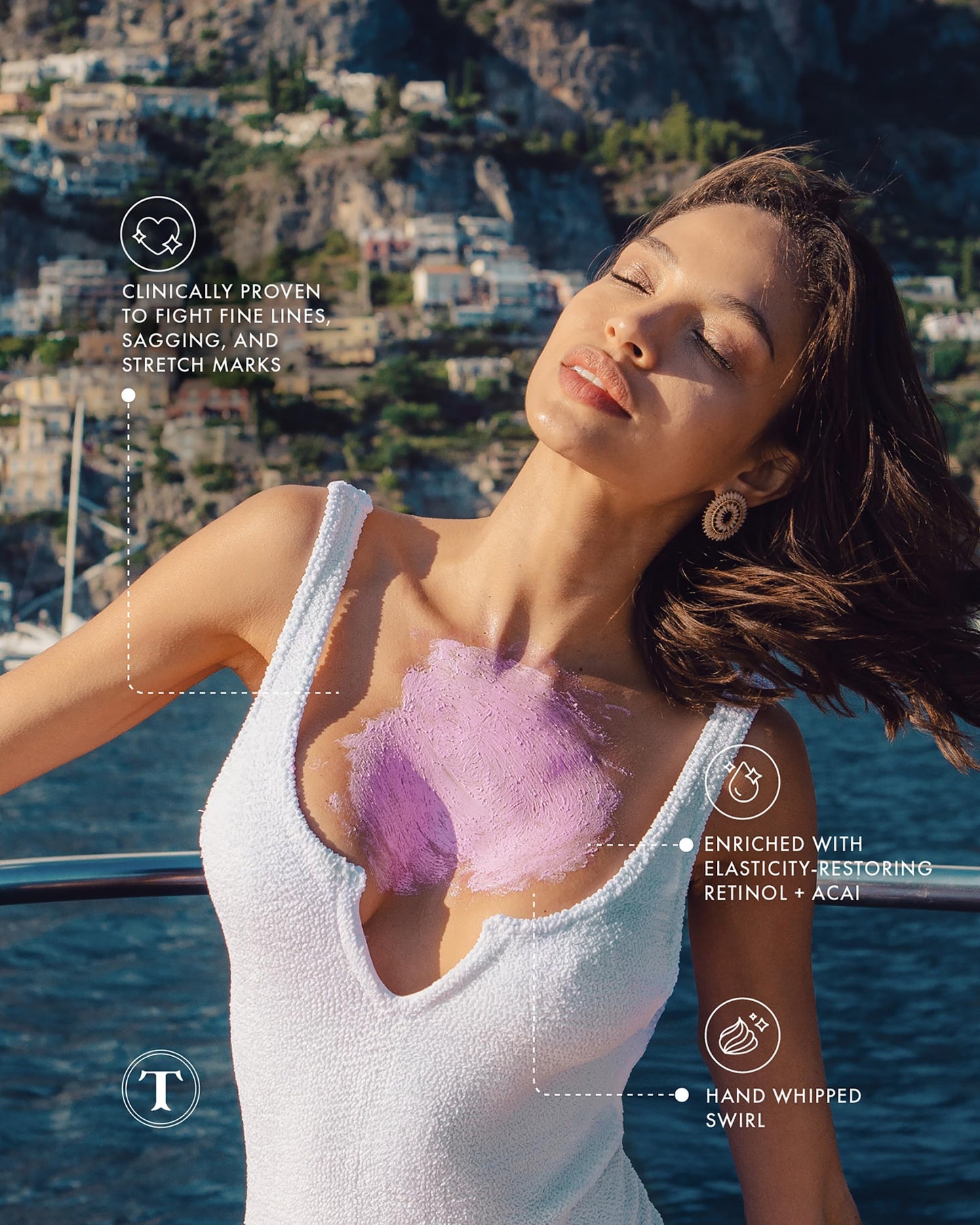 Truly Beauty Stretch Marks Bundle - Brightening and Tightening Body Scrub, Skin Exfoliator and Body Serum