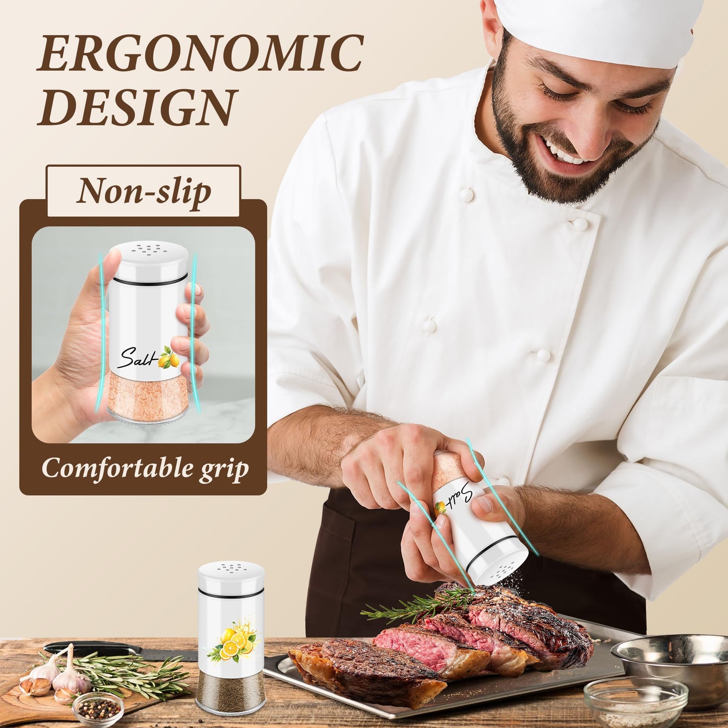 Sunflower Salt and Pepper Shakers Set - 5 oz Farmhouse Cute Kitchen Decor and Accessories Sunflower Gifts for Salt Shakers Glass Cooking Table,Housewarming,Thanksgiving,Christmas