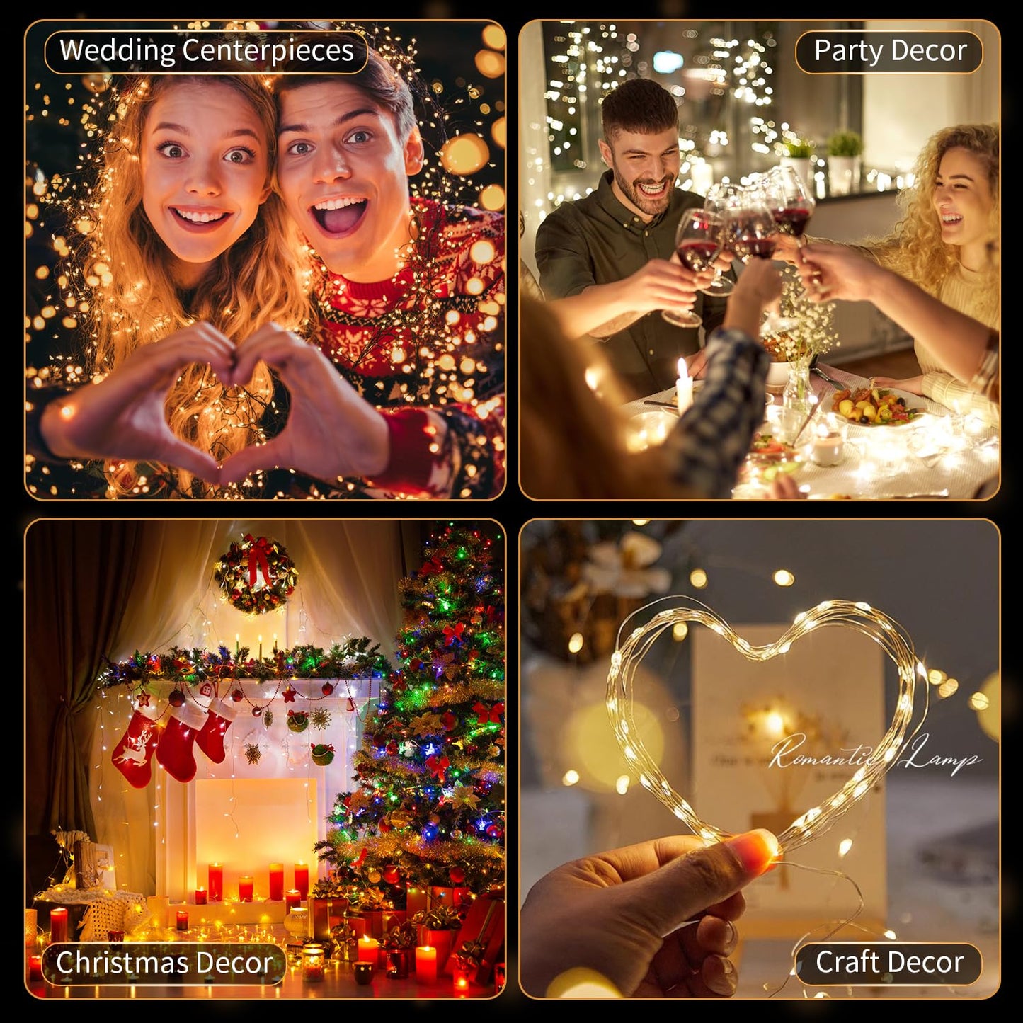 20 Pack LED Fairy Lights Battery Operated,3 Features Blinking Slowly Blinking & just on 7FT 20 LED Waterproof Mini Twinkle String Lights for Wedding Mason Jars Party Christmas Decorations(Warm White)