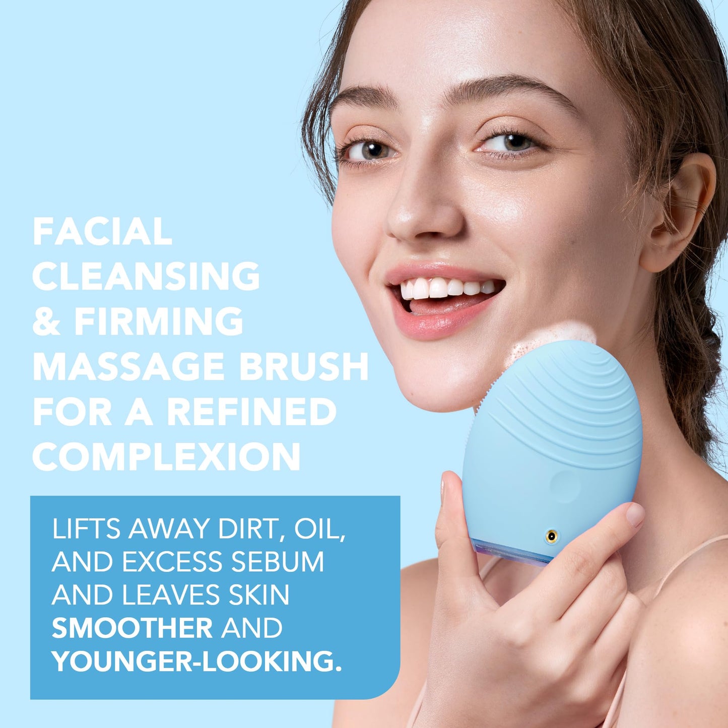 FOREO LUNA 3 Facial Cleansing Brush | Combination skin | Anti Aging Face Massager | Enhances Absorption of Facial Skin Care Products|For Clean&Healthy Face Care|Simple&Easy|Waterproof|Battery Powered