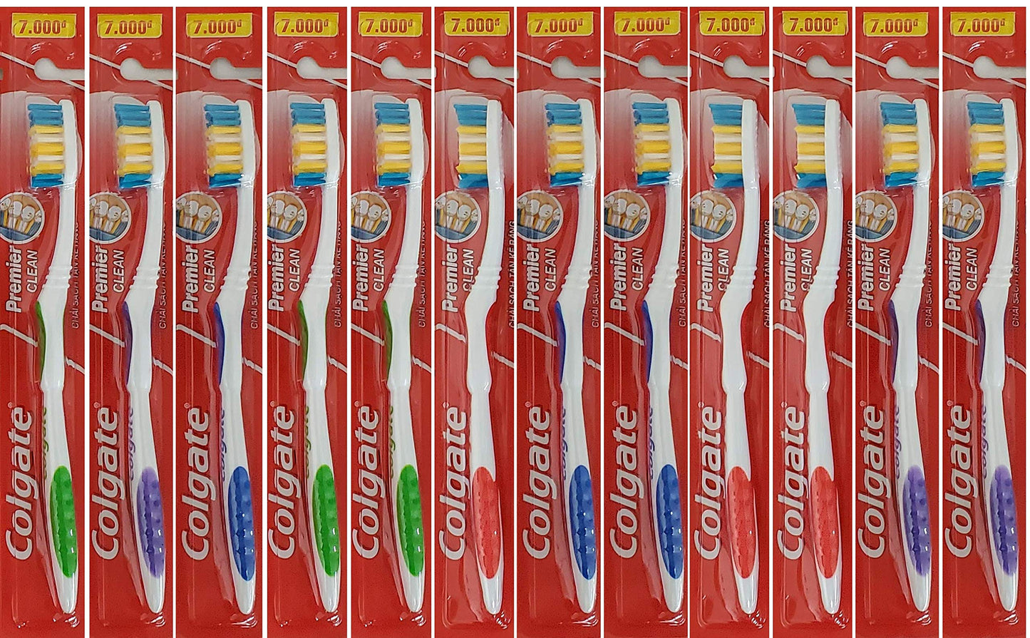 Colgate Toothbrushes Premier Extra Clean(12 Toothbrushes)