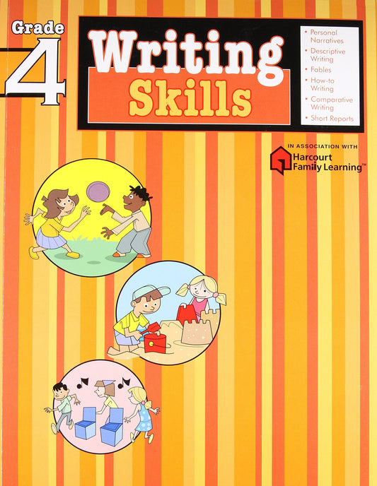 Writing Skills: Grade 4 (Flash Kids Harcourt Family Learning)