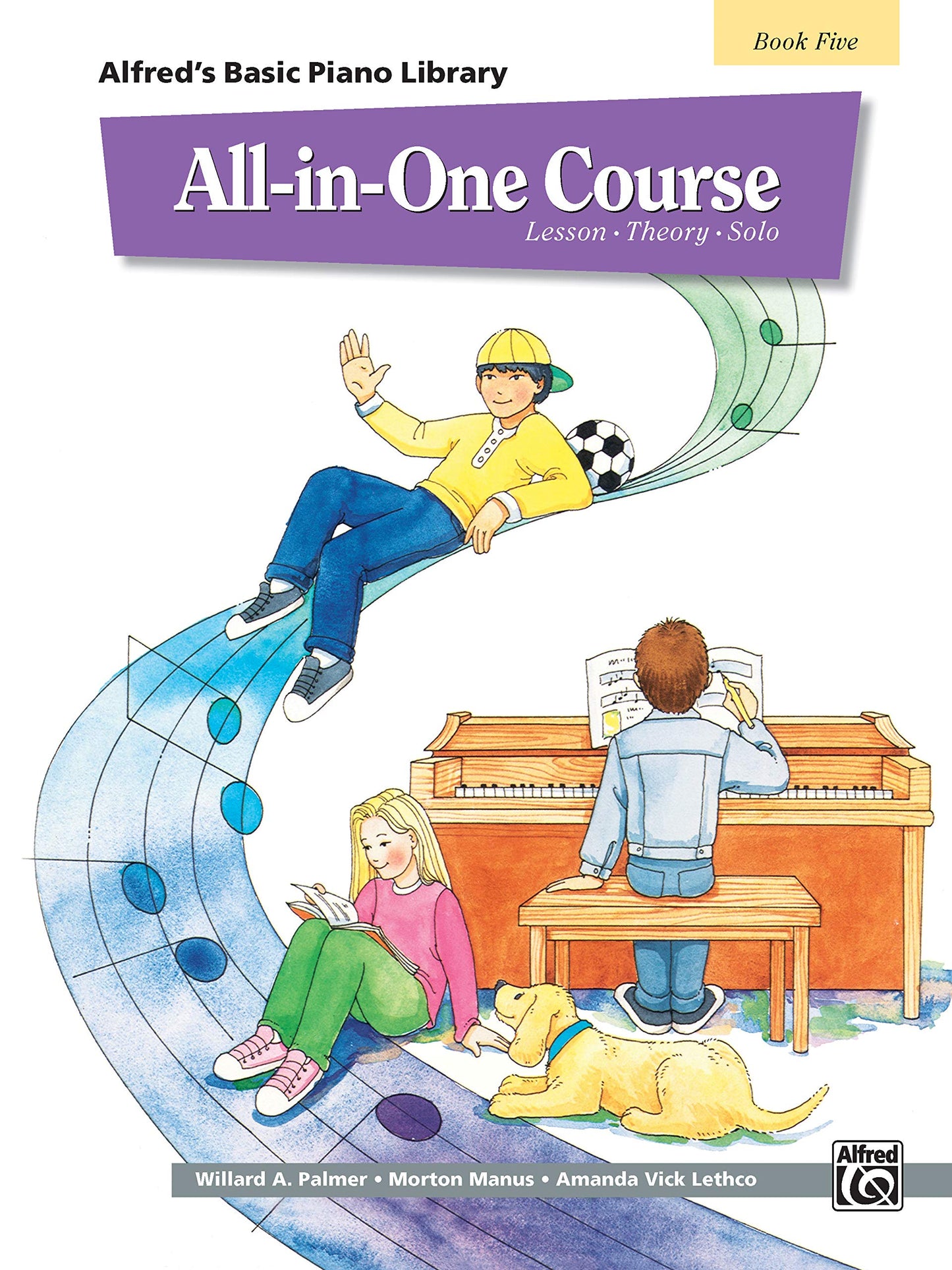 All-in-One Course for Children: Lesson, Theory, Solo, Book 5 (Alfred's Basic Piano Library)