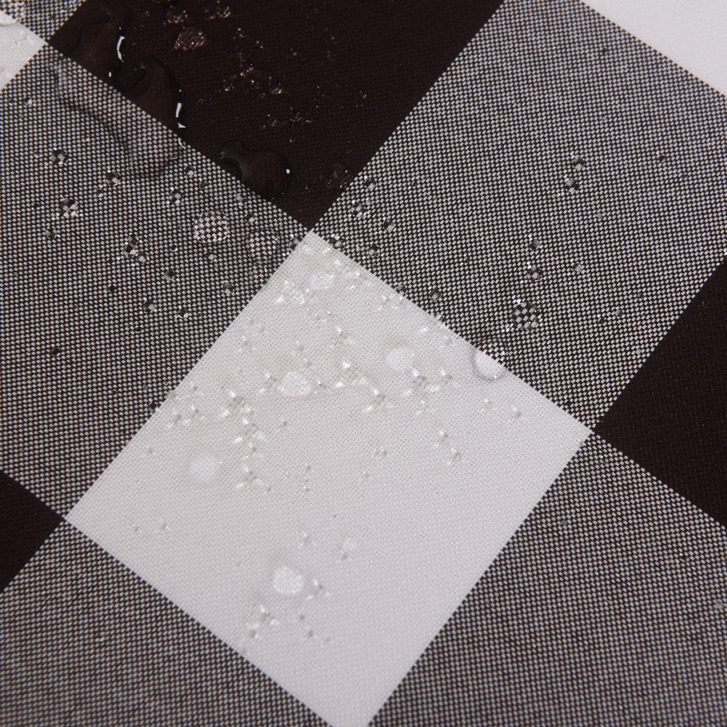 2 Pack Waterproof Polyester Fabic Rectangle Checkered Tablecloth，60x120 Outdoor Table Cloth，Oil Stain Prevention Table Cloth for Pinics and Parties（Chocolate and White）