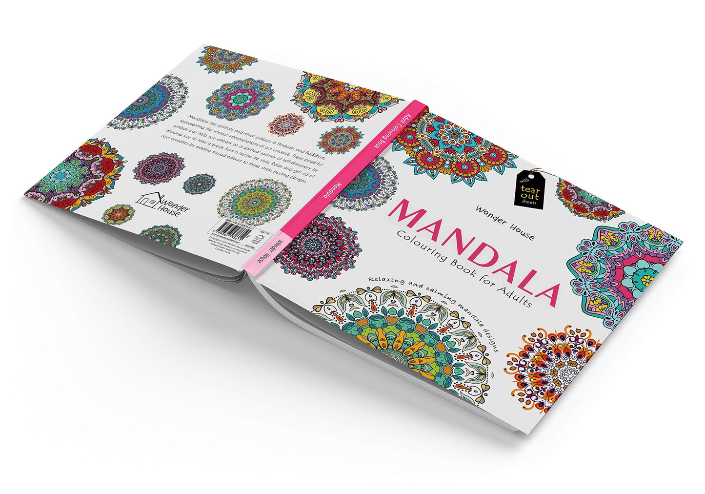 Mandala: Colouring Books for Adults with Tear Out Sheets (Adult Colouring Book) [Paperback] Wonder House Books Editorial