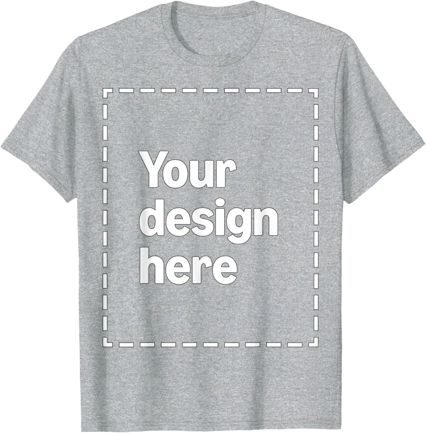 Custom T-Shirt with Your Image for Men, Women and Kids by Modify by Amazon Merch on Demand